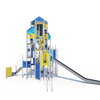 Cheap price outdoor toys playground equipment amusement park plastic slide OL-16101