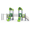  New arrival large outdoor kids games equipment playground slide OL-14001