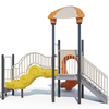 Small size playground outdoor toys with s slide for preschool OL-15102