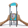 high quality outdoor playground playground equipment amusement park plastic slide OL-14903