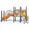 Low price kids playground plastic equipments amusement park commercial entertainment outdoor playground slide OL-15202